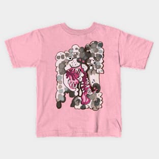 Two angry poodles Kids T-Shirt